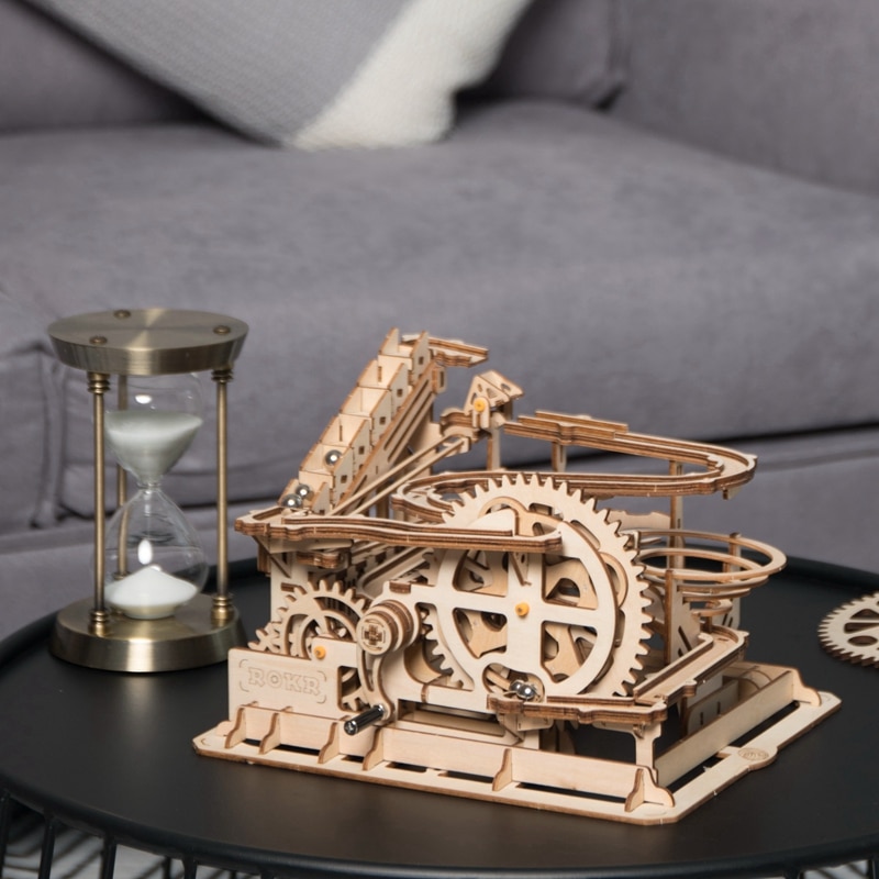 DIY Waterwheel Wooden Model Puzzle